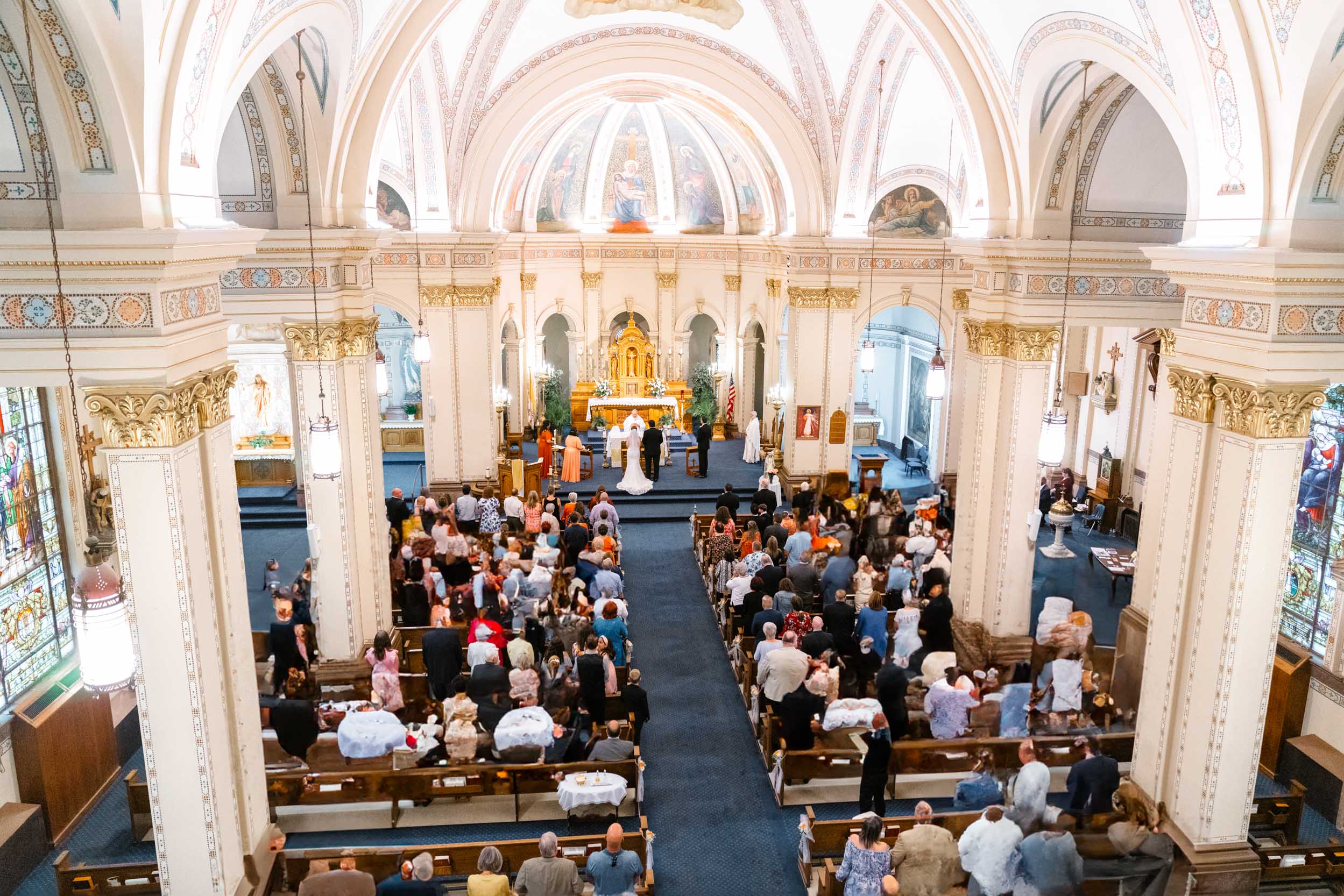 wedding ceremony at Mater Dolorosa in New Orleans