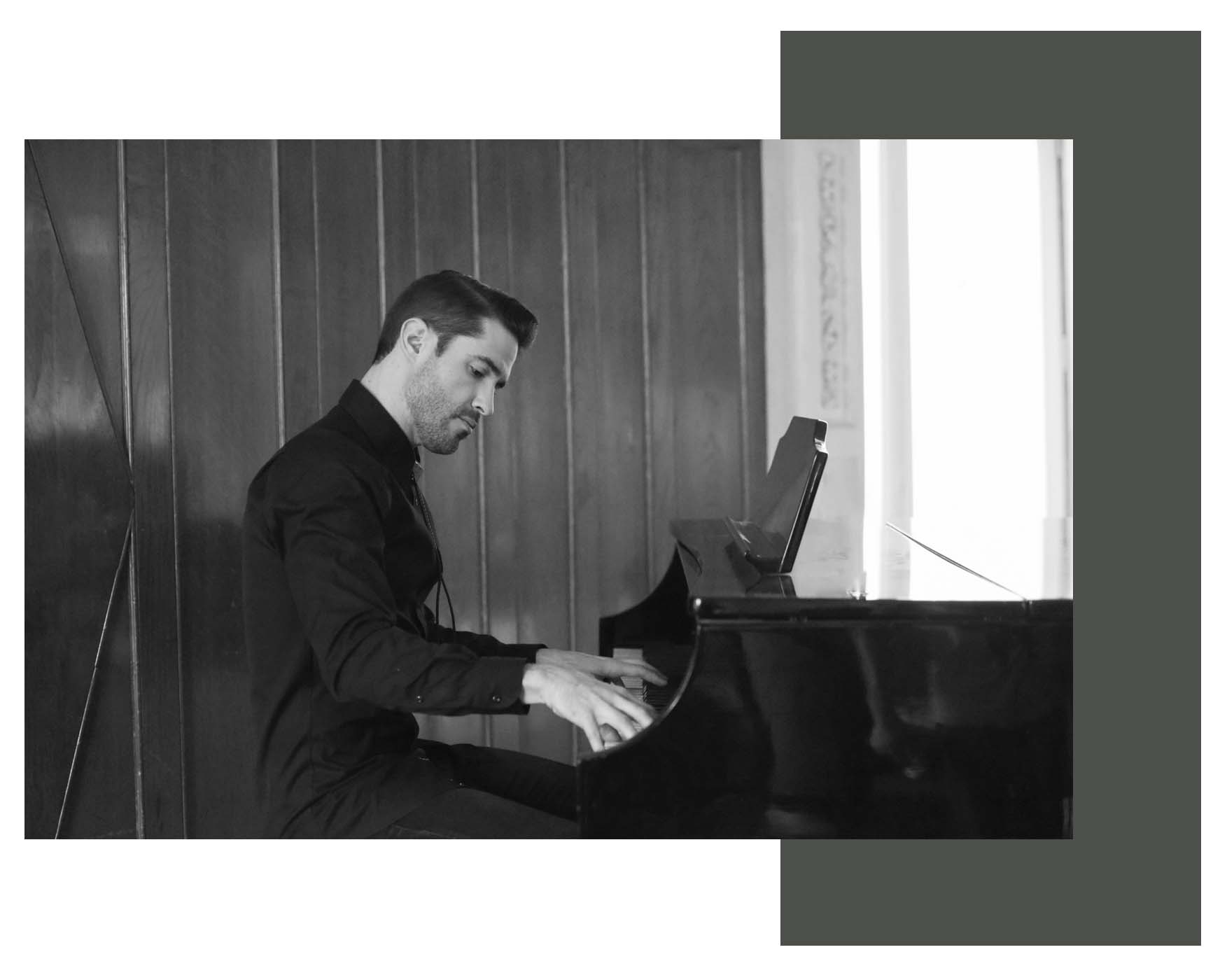Ryan H Gray Photography is a published musician on piano and is a wedding photographer